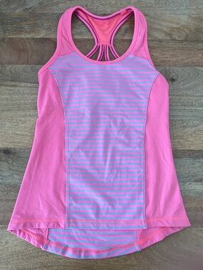 IVIVVA (Lululemon for kids) Girls Sz 12 Athletic Racerback Tank